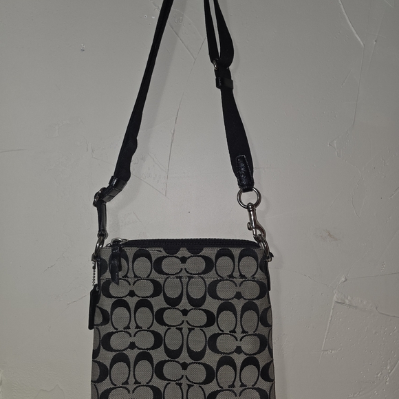 Coach Black and Gray Crossbody Bag - Picture 2 of 7